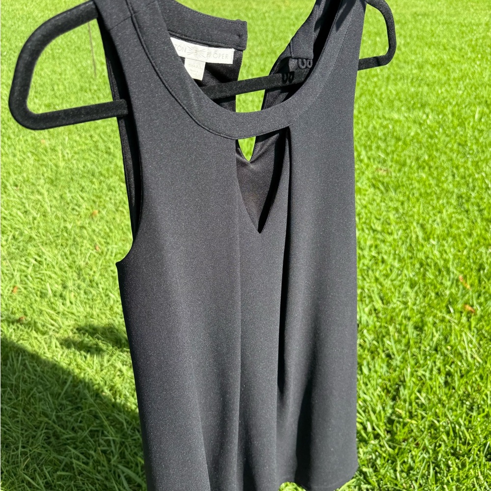 Elegant Black Sleeveless Top